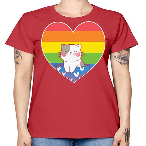 Pride Cat LGBT Kawaii Cats Anime 276# - anime -  Missy T-Shirt