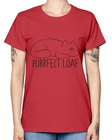 Purrfect Loaf - cats -  Missy T-Shirt