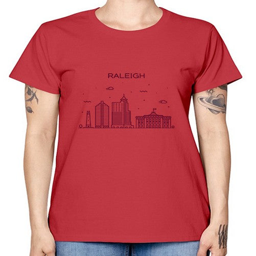 Raleigh 1708# - cities -  Missy T-Shirt