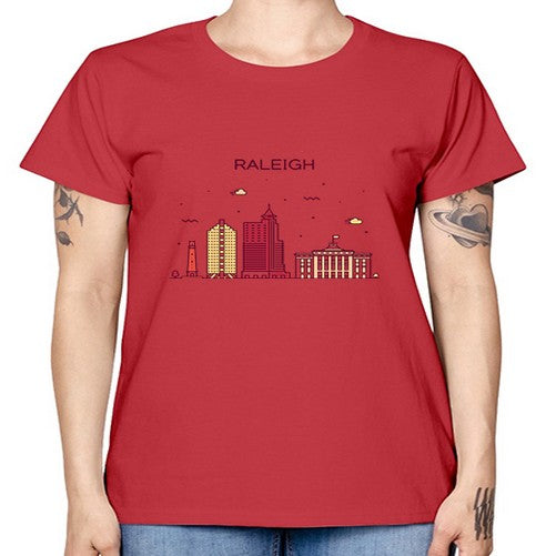 Raleigh 1710# - cities -  Missy T-Shirt