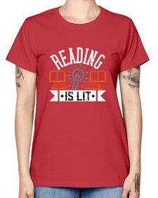 Reading is lit Style 1346# - teacher -  Missy T-Shirt