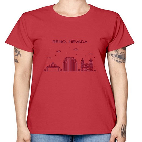 Reno 1712# - cities -  Missy T-Shirt