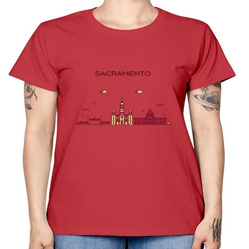 SacramentoCL 1763# - cities -  Missy T-Shirt