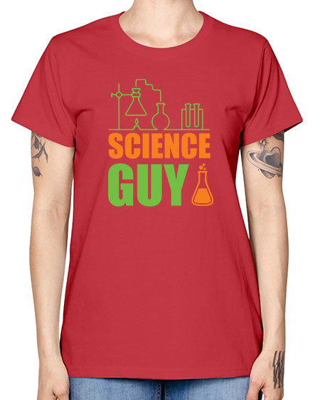 Science Guy 112# - general science -  Missy T-Shirt