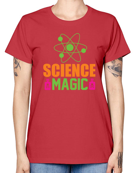 Science Magic 68# - general science -  Missy T-Shirt