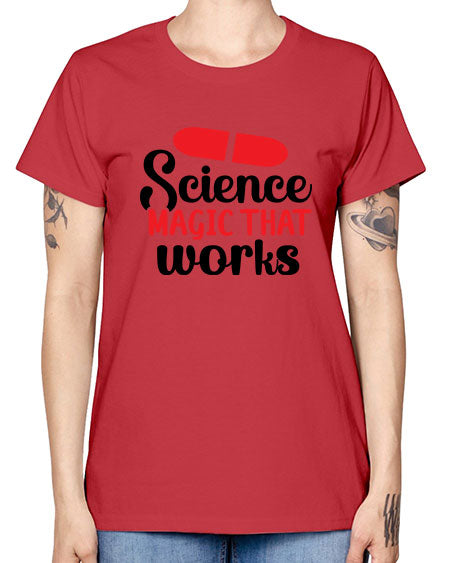 Science Magic that works 76# - general science -  Missy T-Shirt