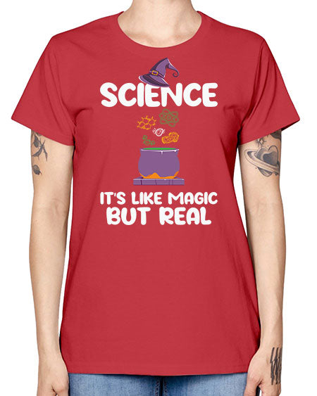 ScienceItsLikeMagicButScientistSkinite Scientist Skinite 48# - general science -  Missy T-Shirt