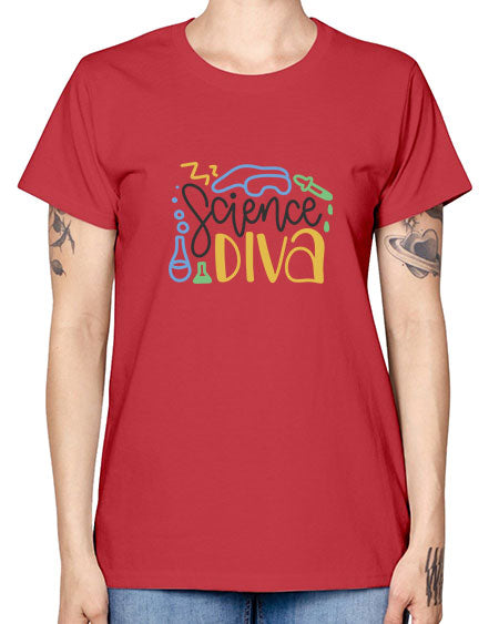 Sciencediva 43# - general science -  Missy T-Shirt