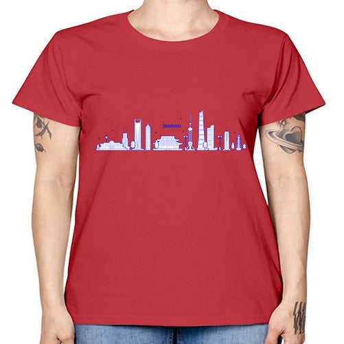 Shanghai 1828# - cities -  Missy T-Shirt