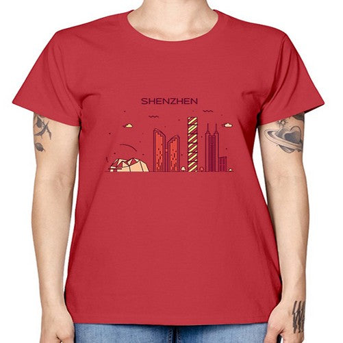 Shenzhen 1834# - cities -  Missy T-Shirt