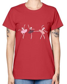 Skeleton ballerinas ballet halloween ballet 184# - ballet -  Missy T-Shirt