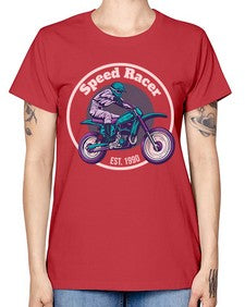 Speed racer 63# - motorcycle -  Missy T-Shirt