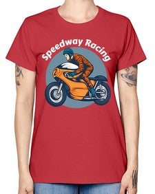 Speedway racing 64# - motorcycle -  Missy T-Shirt
