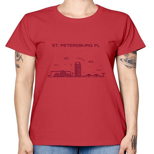 StPetersburgFL 1887# - cities -  Missy T-Shirt