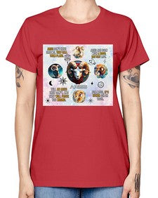 Straight Aries 469# - aries -  Missy T-Shirt