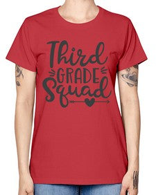 Third Grade Squad 975# - third grade -  Missy T-Shirt