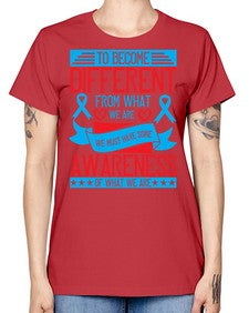 To become different from what we are we must have some awareness of what we are Style 11# - Self awareness -  Missy T-Shirt