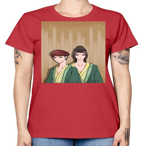 Two man in a hot spring 18# - anime -  Missy T-Shirt