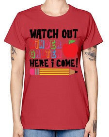 Watch Out Kindergarten 990# - kindergarten -  Missy T-Shirt