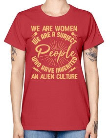 We are women we are people 42# - ufo -  Missy T-Shirt