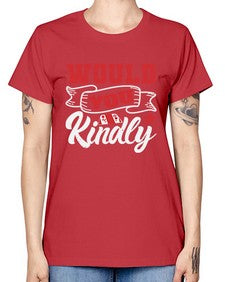 Would you kindly 55# - video games -  Missy T-Shirt