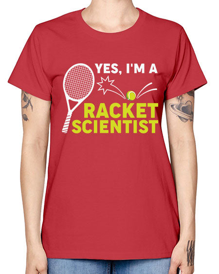 YesImARacketScientistScientistSkinite Scientist Skinite 1# - general science -  Missy T-Shirt