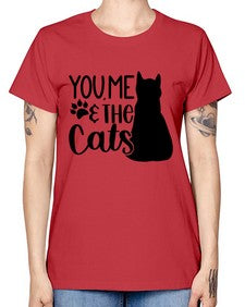 You Me The Cat Style 110# - cats -  Missy T-Shirt
