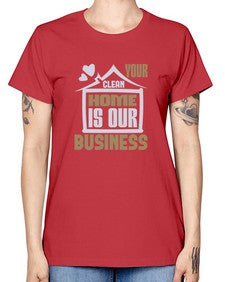 Your clean home is our Business Style 491# - cleaner -  Missy T-Shirt