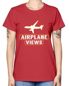 airplane views  5# - airplane -  Missy T-Shirt