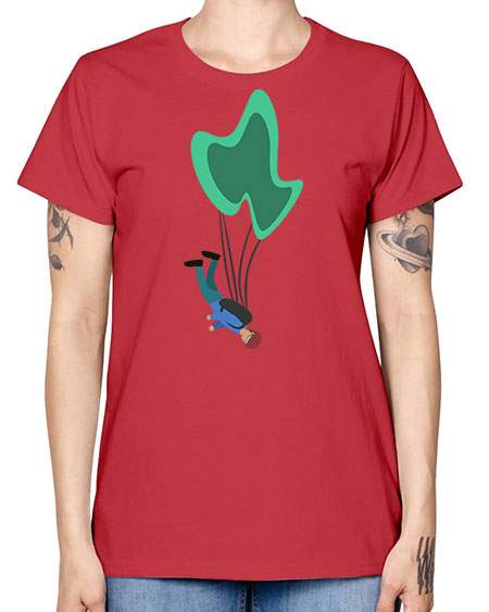all in one 12# - parachute -  Missy T-Shirt
