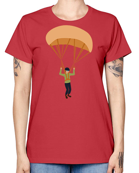 all in one 13# - parachute -  Missy T-Shirt