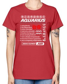 aquarius 85# - aquarius -  Missy T-Shirt