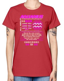 aquarius 86# - aquarius -  Missy T-Shirt