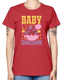 baby unicorn 18# - unicorn -  Missy T-Shirt