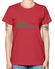 believe 50# - unicorn -  Missy T-Shirt