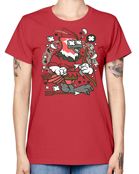 bird robin hood 25# - birds -  Missy T-Shirt