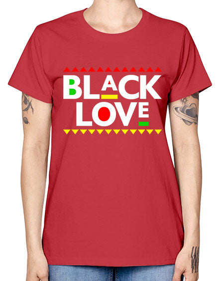 black love 228# - black words and phrases -  Missy T-Shirt