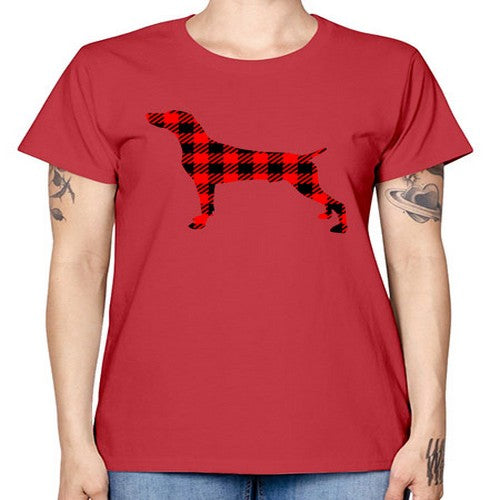 buffalo plaid beagle 63# - dogs -  Missy T-Shirt