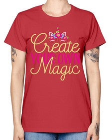create your own magic 82# - unicorn -  Missy T-Shirt