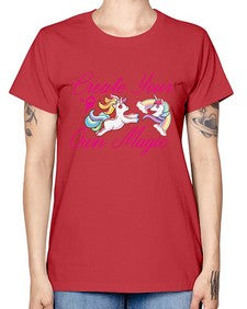 create your own magic 84# - unicorn -  Missy T-Shirt