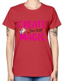 create your own magic 86# - unicorn -  Missy T-Shirt