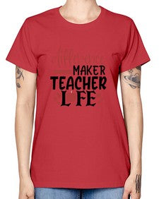 difference maker teacher life Style 119# - teacher -  Missy T-Shirt