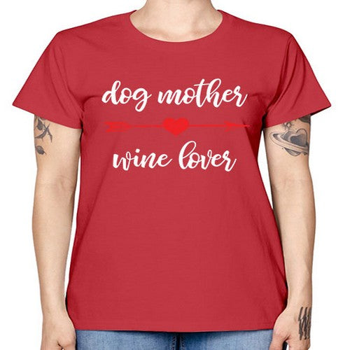 dog mom wine 84# - dogs -  Missy T-Shirt
