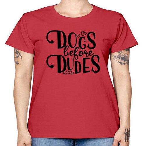 dogs before dudes 139# - dogs -  Missy T-Shirt