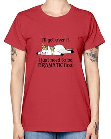 dramatic unicorn 96# - unicorn -  Missy T-Shirt