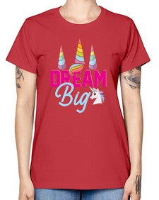 dream big 103# - unicorn -  Missy T-Shirt