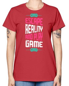 escape reality and play 80# - video games -  Missy T-Shirt
