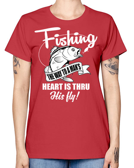 fishing 24# - shark-fish -  Missy T-Shirt