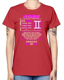 gemini 244# - gemini -  Missy T-Shirt
