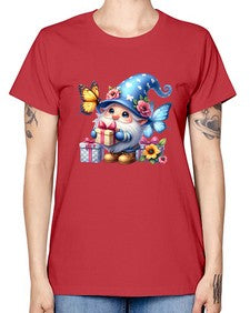 gnome with butterfly 03# - gnome -  Missy T-Shirt